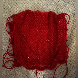 Red corset